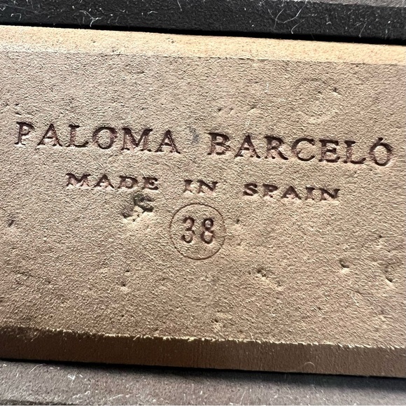 Paloma Barcelo Lynde Tan Suede Jute Espadrille Two Tone Platform Sandal Women 38 - Picture 15 of 16